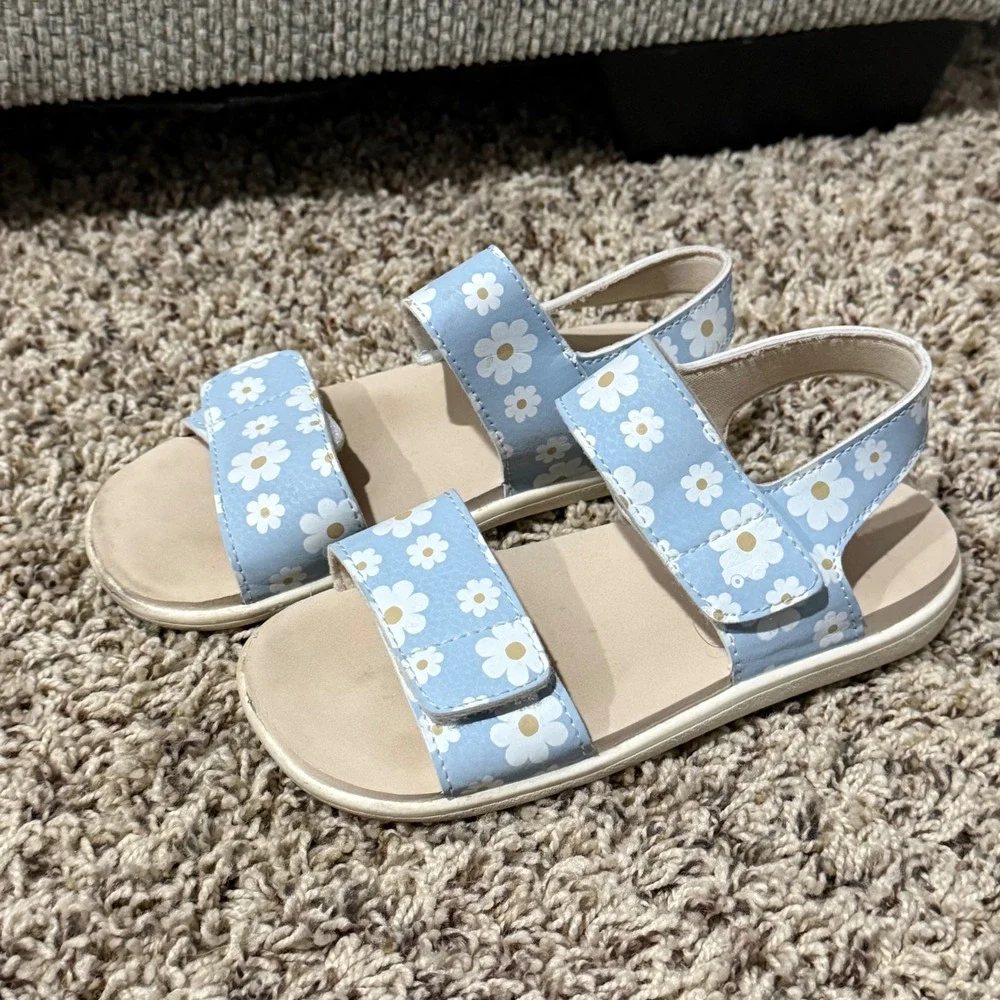See Kai Run Basics Kids Blue Daisy Water Friendly Sandals 12 SKRN5212U500